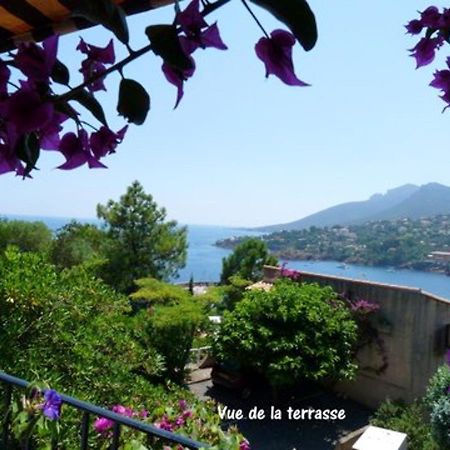 شقة Studio A Theoule Sur Mer A 400 M De La Plage Avec Vue Sur La Mer Terrasse Amenagee Et Wifi المظهر الخارجي الصورة